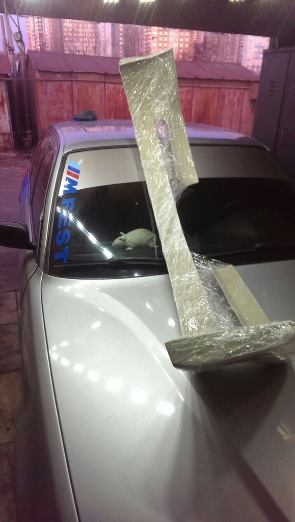 Приїхала довгоочікувана накладка на бампер і фарбування дверей))) 4