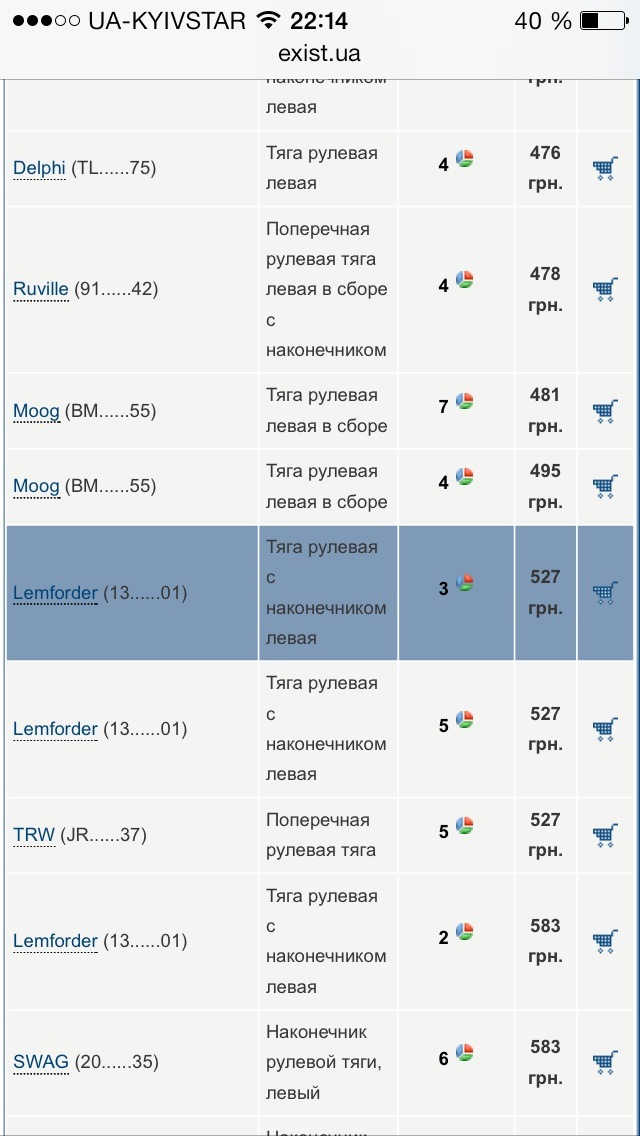 Ліва рульова тяга стукає. 5