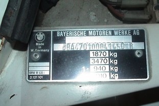 Як дізнатися номер кузова BMW 1