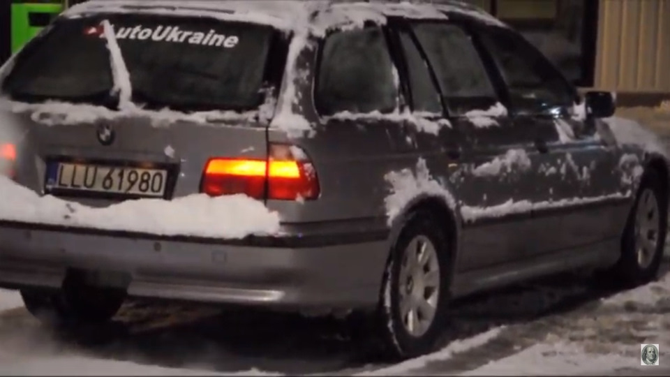 Зимові дріфт покотушки Києвом на BMW Ч.2 1