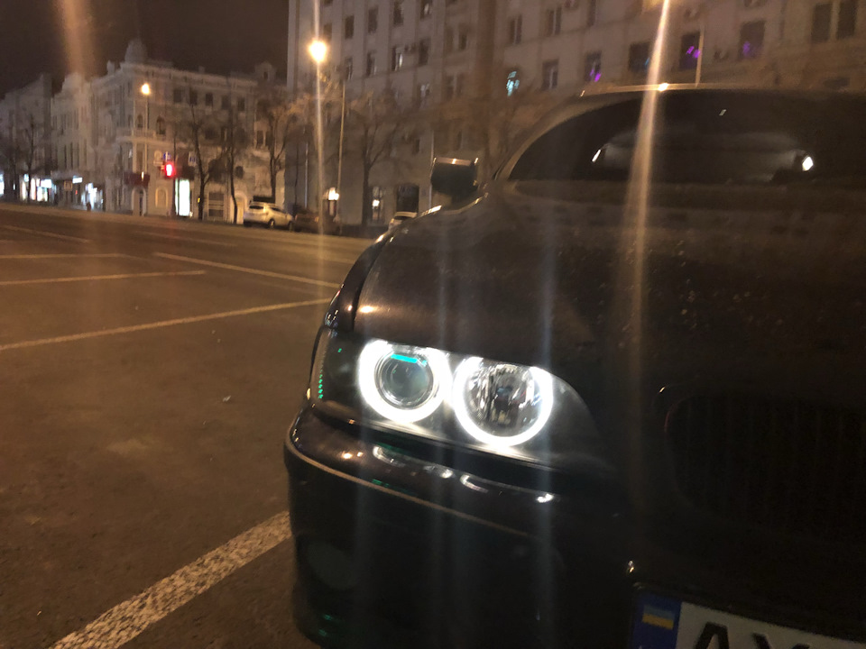 Встановлення нових фар у бумер BMW e39 4