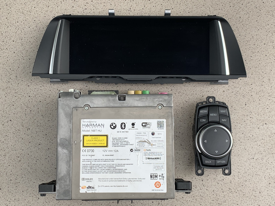 Установка NBT (cic high) на BMW F10 вместо Entry 1