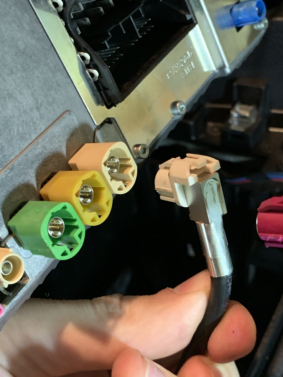 Установка NBT (cic high) на BMW F10 вместо Entry 5