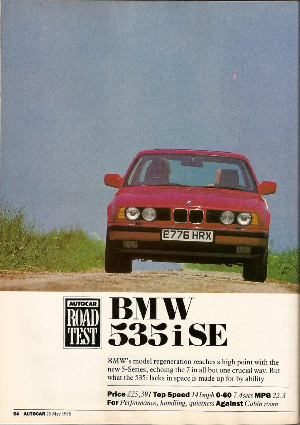 Test BMW 535i