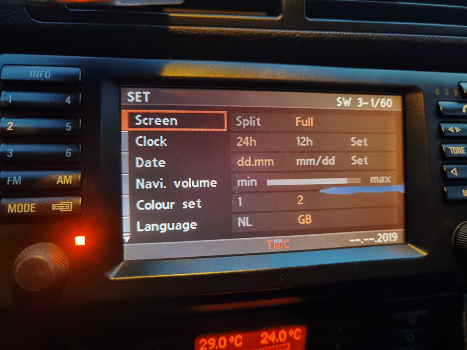 Русифікація бк 16:9 BMW E39 1