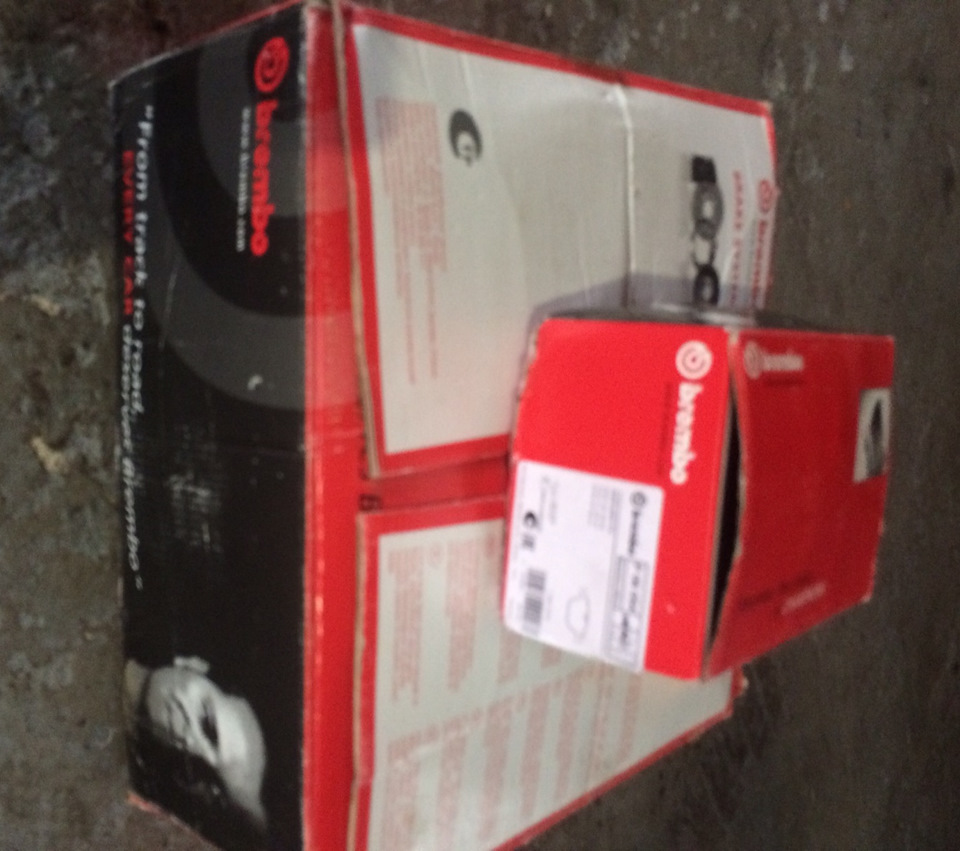 Brembo ставимо гальмівні диски 2