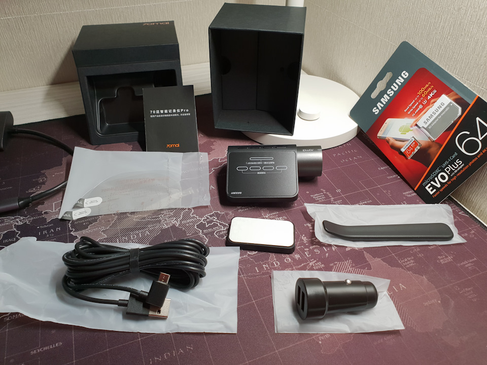 #22 Реєстратор 70mai Smart Dash Cam Pro, освіжив стельові світильники, китайський плафон освітлення багажника 1