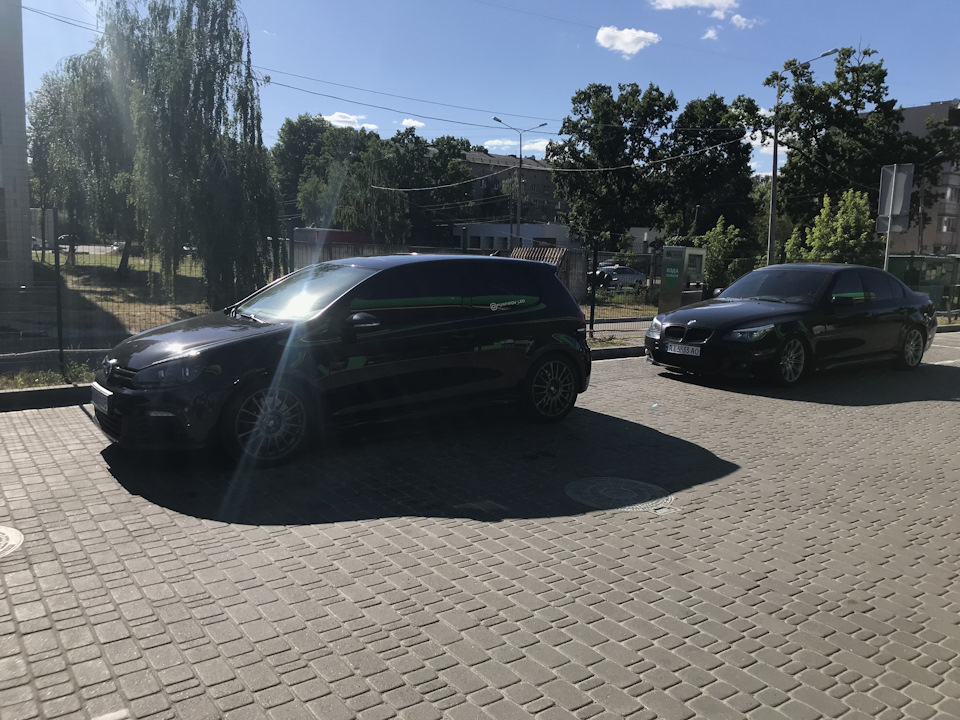 BMW 535d st3 400+vs Golf R6 st2 370hp 1