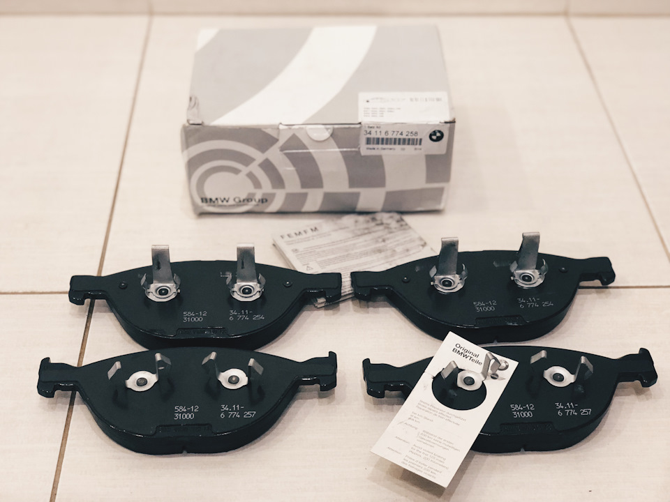 Ревізія передніх гальм е60 535d Original + Michelin PS4 245/45/17 5