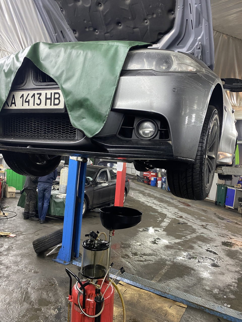 Перше ТО на BMW f10 535i 1