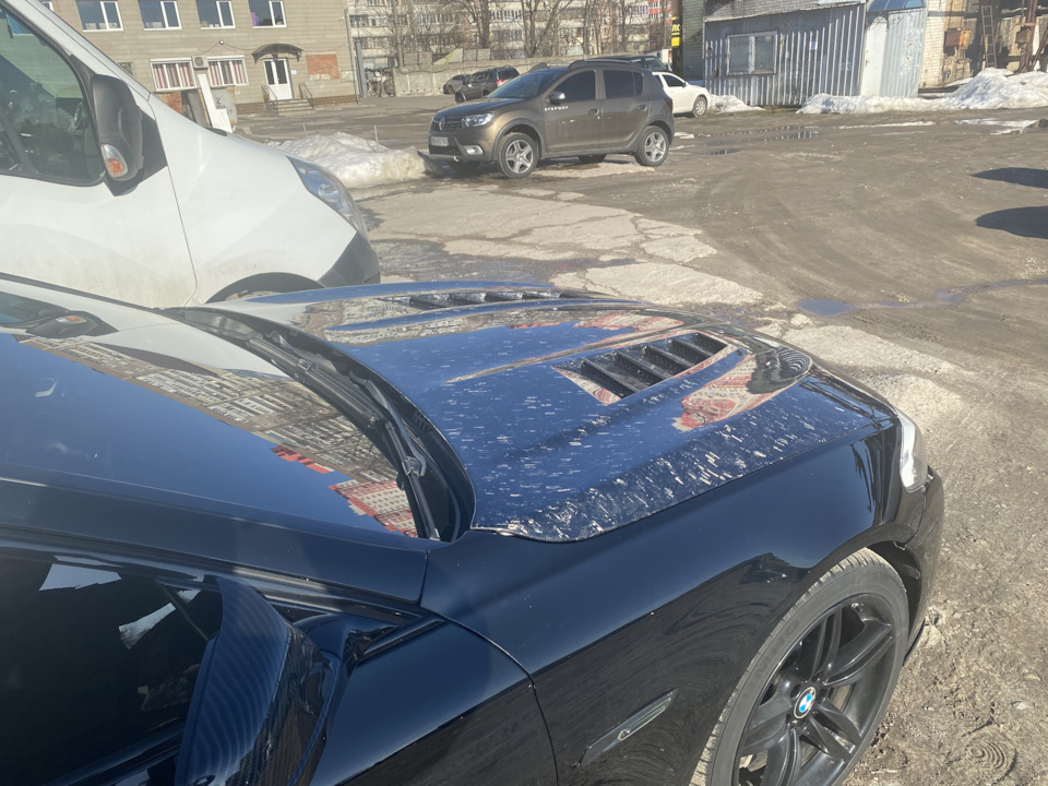 Карбоновий дифузор, спойлер, капот BMW F10 4