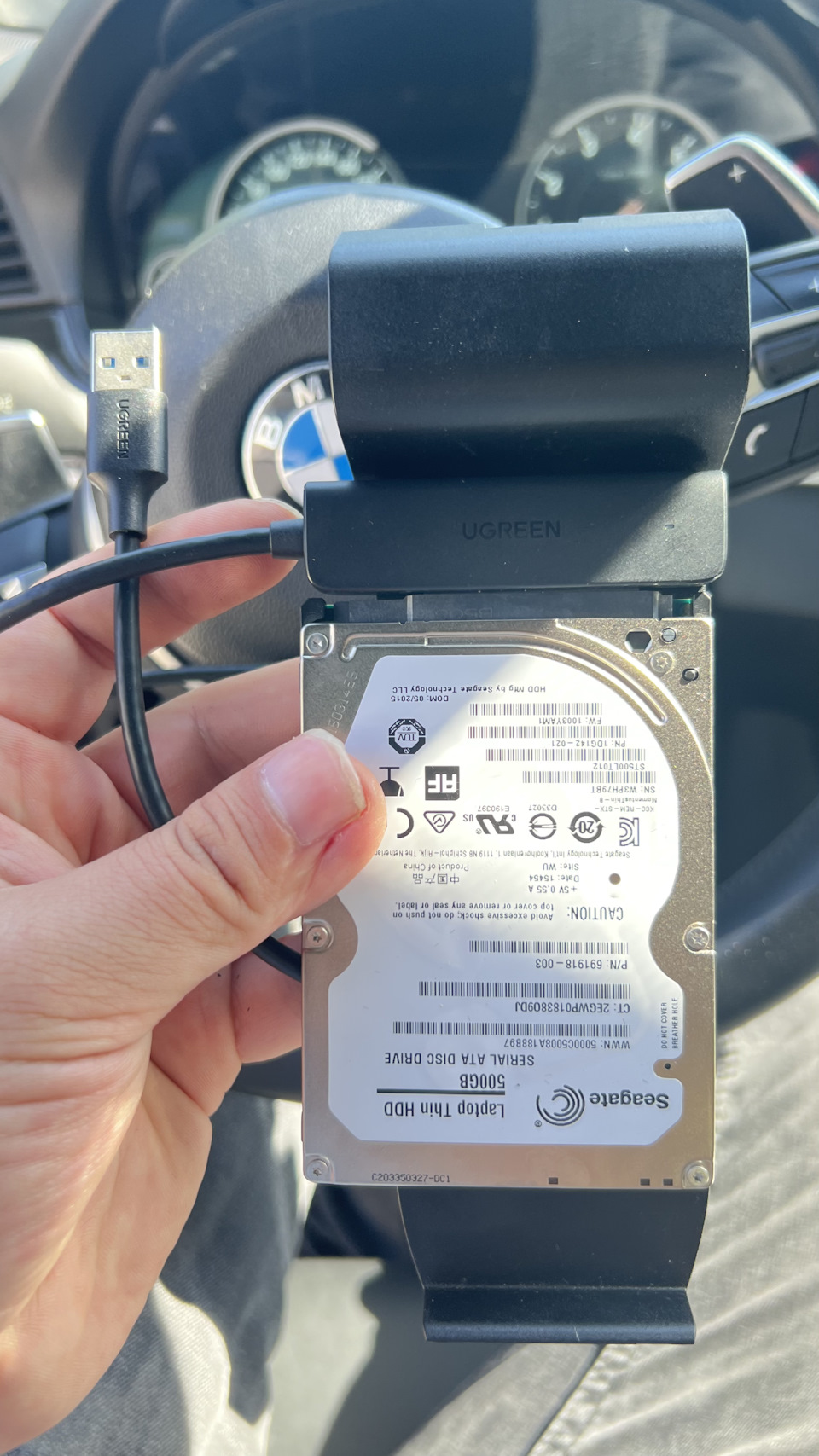 Встановив колгосп Usb hdd або ssd у bmw f10 1