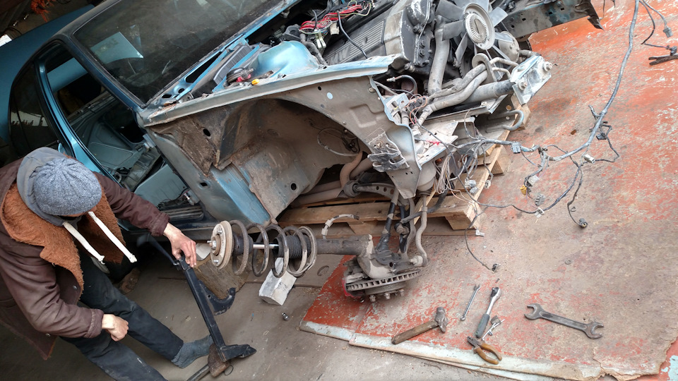 Вилучення M50 разом з передньою підвіскою 4