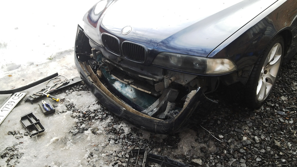 Шлях до ///М бампера, карма, і чому я півроку їздив взагалі без бампера. 2