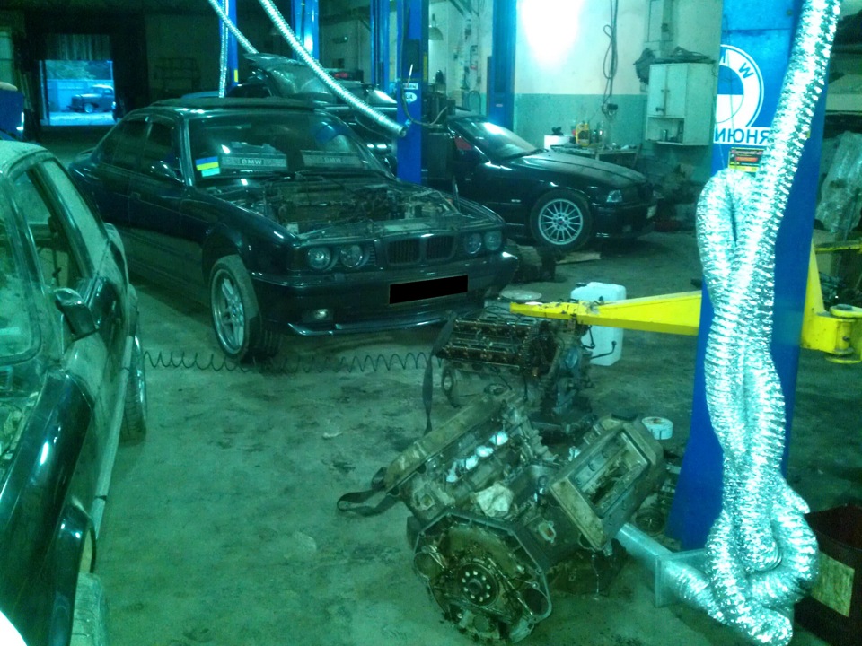 Заміна двигуна M62B44 5