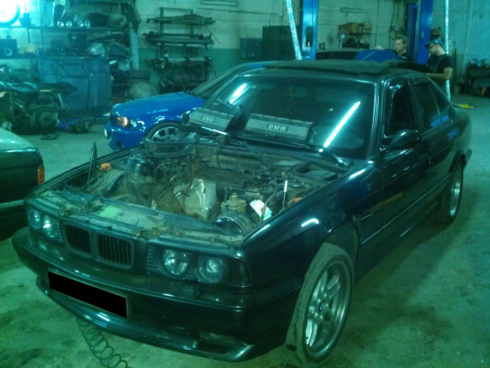 Заміна двигуна M62B44 3