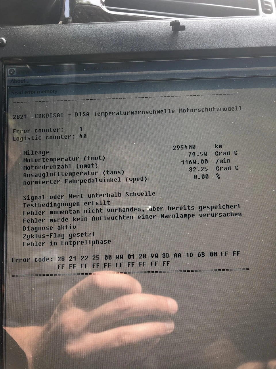Error 2820 і 2821 за системою DIS на е60 - ВИРІШЕНО