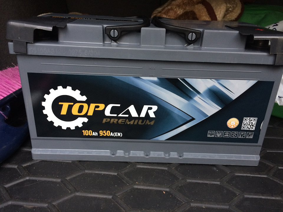 АКБ TOP CAR PREMIUM 100 А/год 950А 1