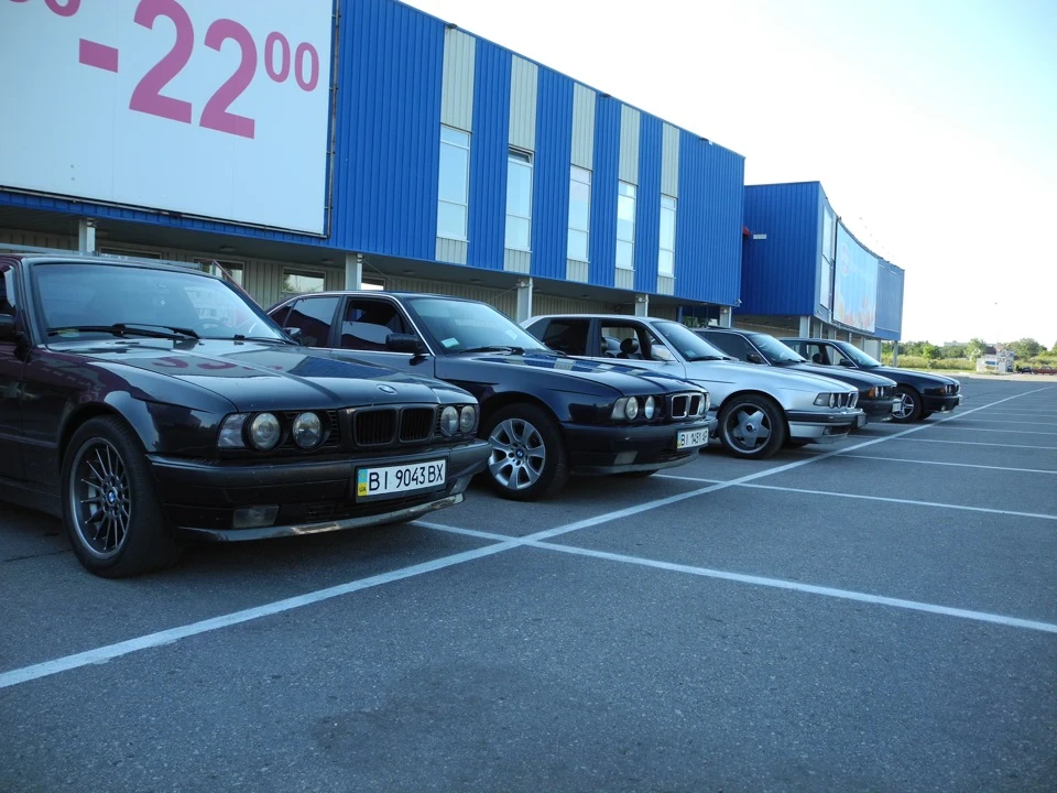Зустріч BMW E34/32 CLUB-КРЕМЕНЧУК 07.08.2015р