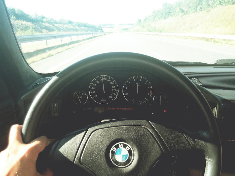 BMW e34 dash rings chrome 5