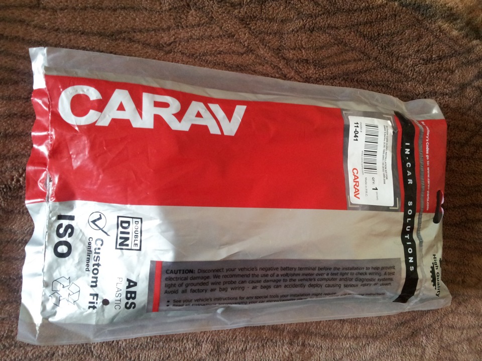Придбання 2 din магнітоли Pioneer та декоративної рамки CARAV=))) 3