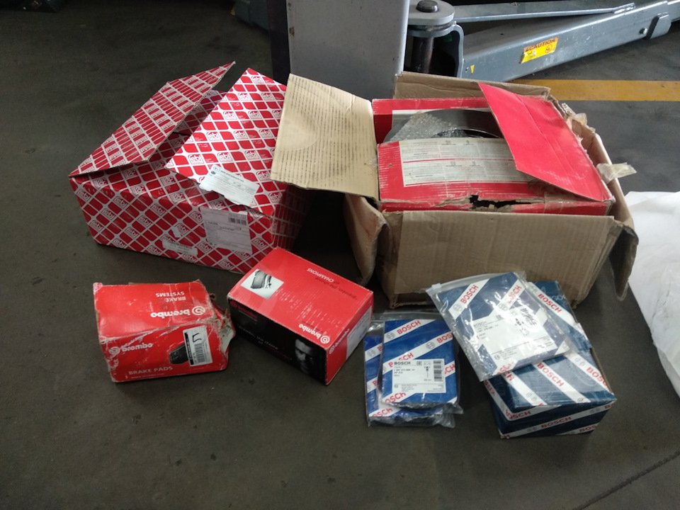 Тормоза Brembo, Bosch, FeBi 1