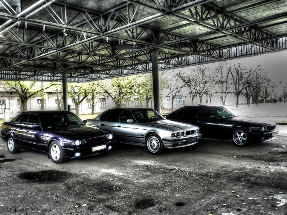 Зустріч клубу BMW e34 на ВДНГ 5