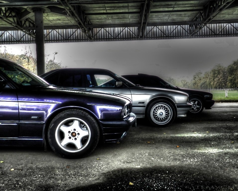 Зустріч клубу BMW e34 на ВДНГ 1