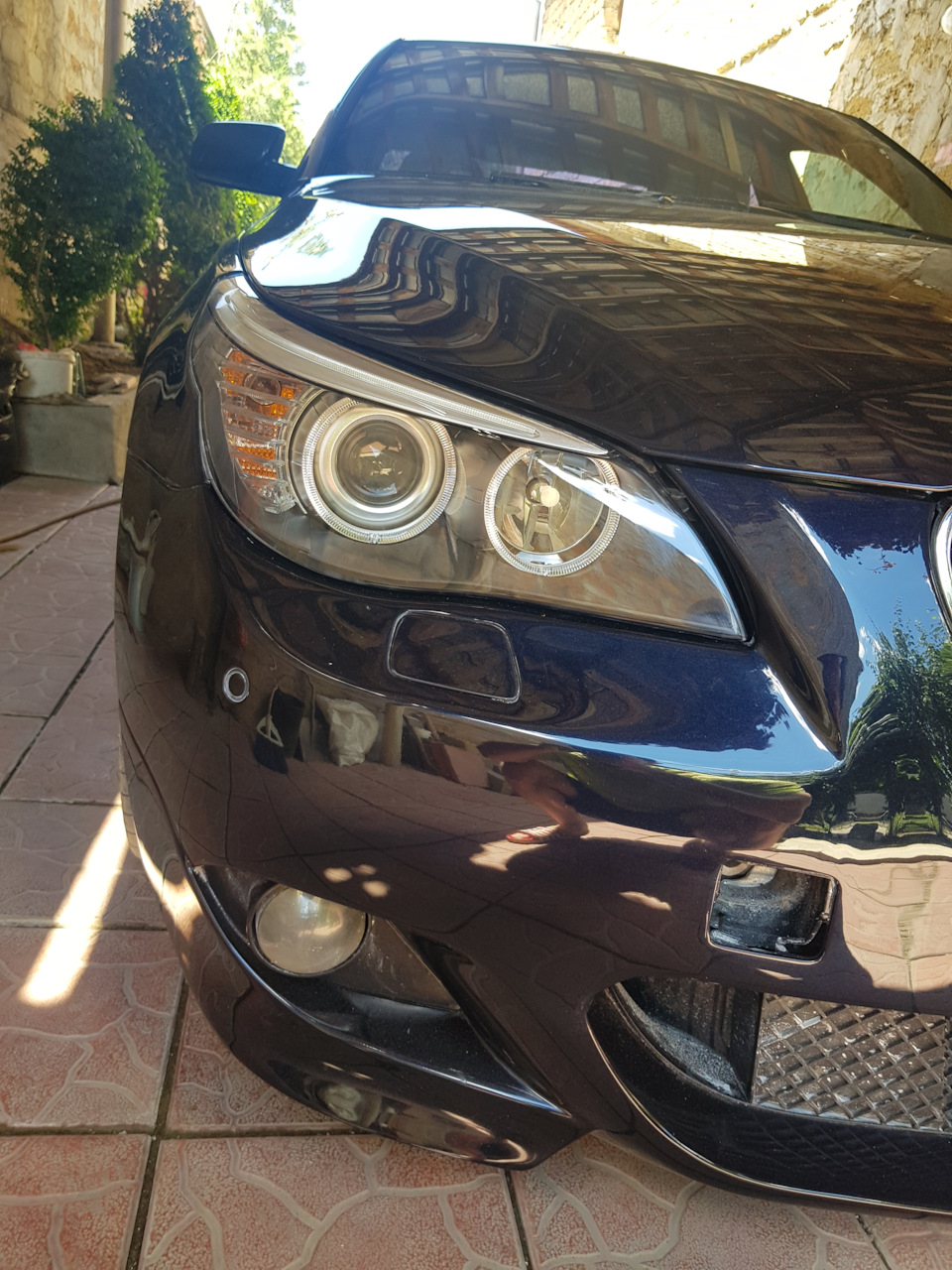 2. Перші процедури. ТО та заміна стекол фар BMW E60 520d 5