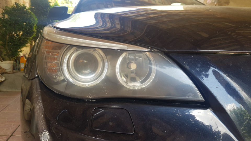 2. Перші процедури. ТО та заміна стекол фар BMW E60 520d 2