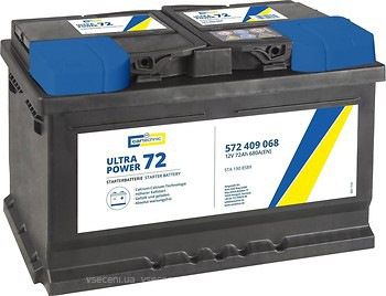 Новий акумулятор 72 A 1