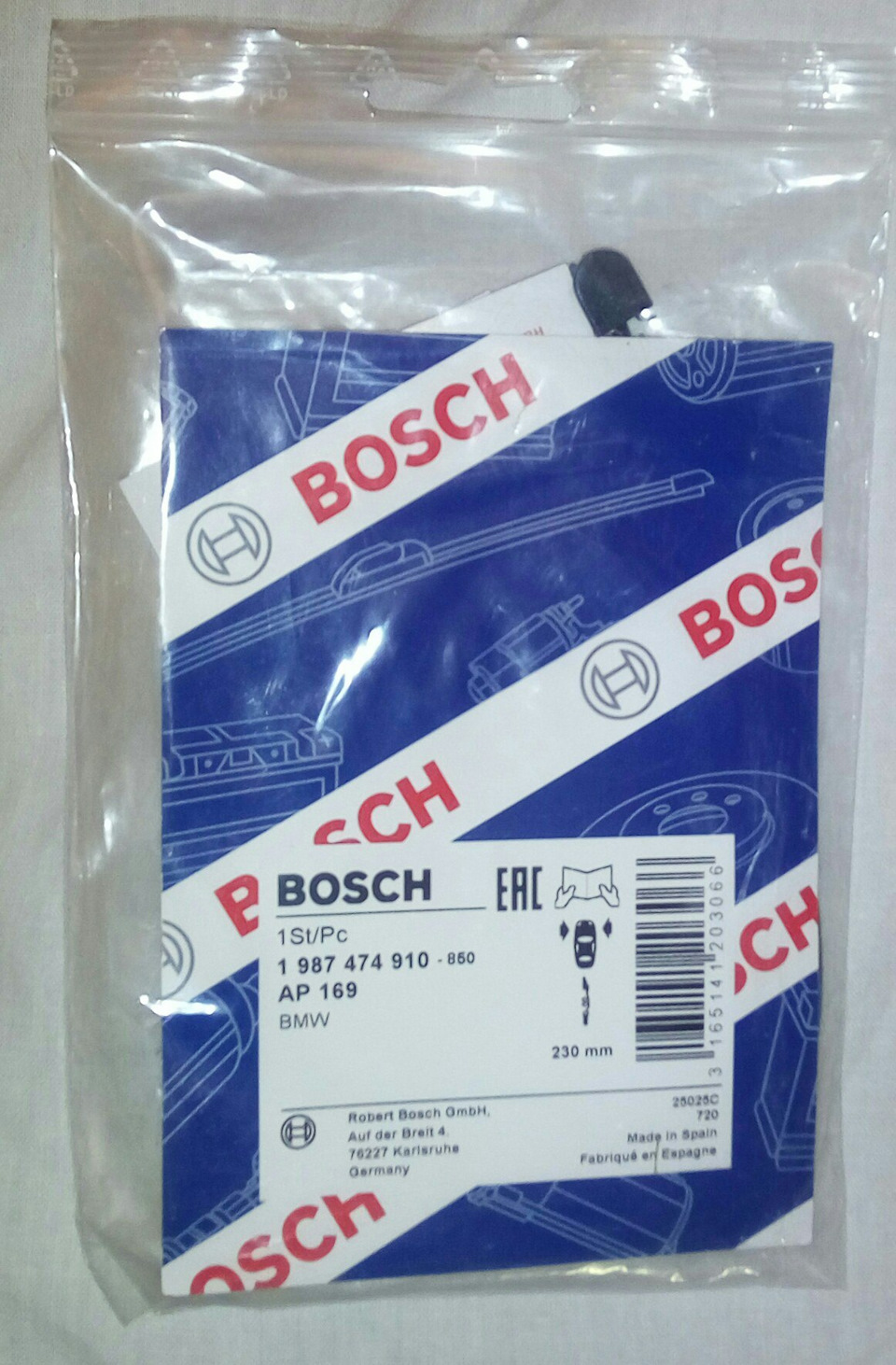 Датчик колодок Bosch 1