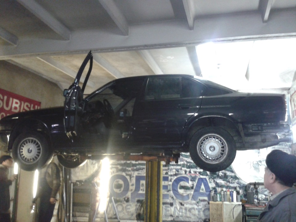 Повне фарбування машини у рідний колір DIAMANTSCHWARZ METALLIC частина 2 2