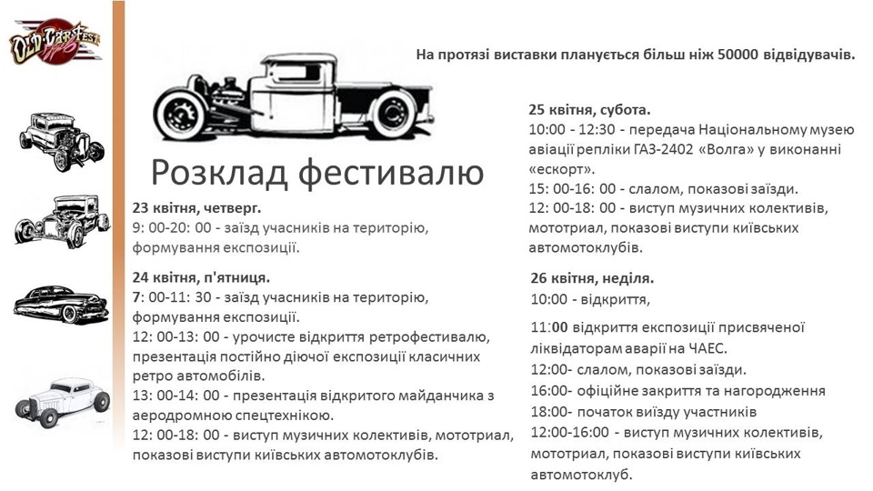 Old Car Fest 2015. Київ. Додав карту 2