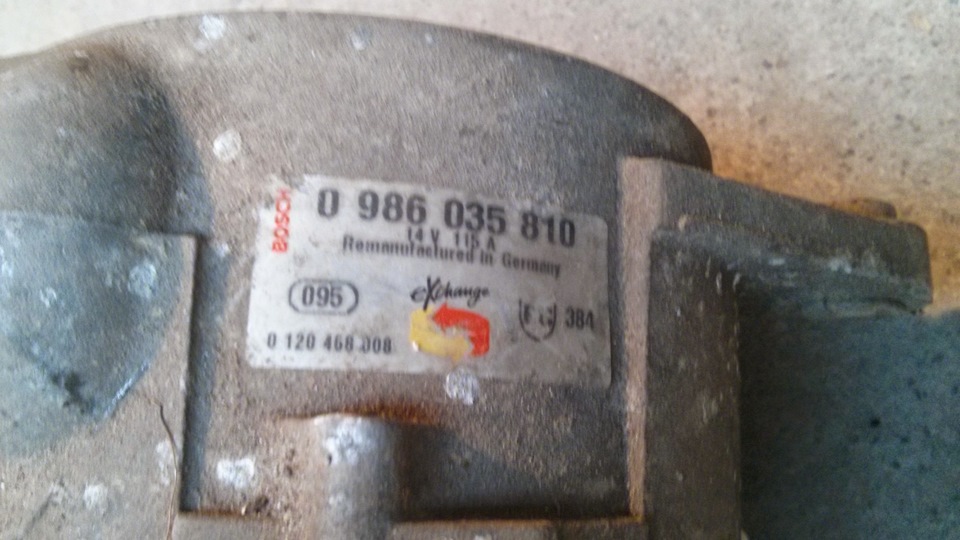 Заміна генератора з 80А на 115А 3