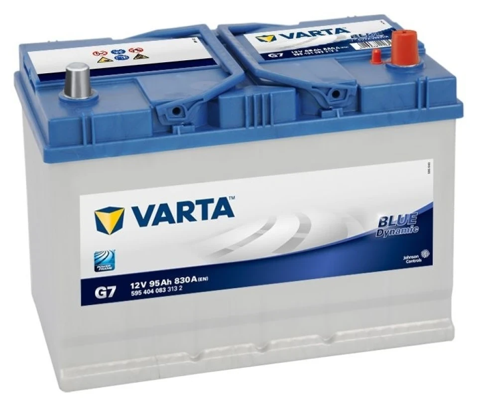 Заміна динамічної батареї Varta 6ST-95 BLUE