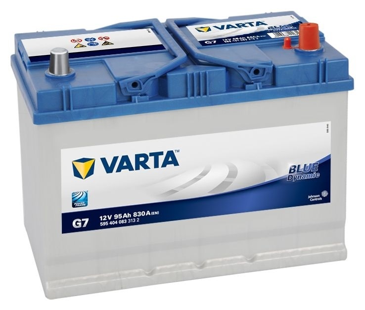 Заміна динамічної батареї Varta 6ST-95 BLUE 1