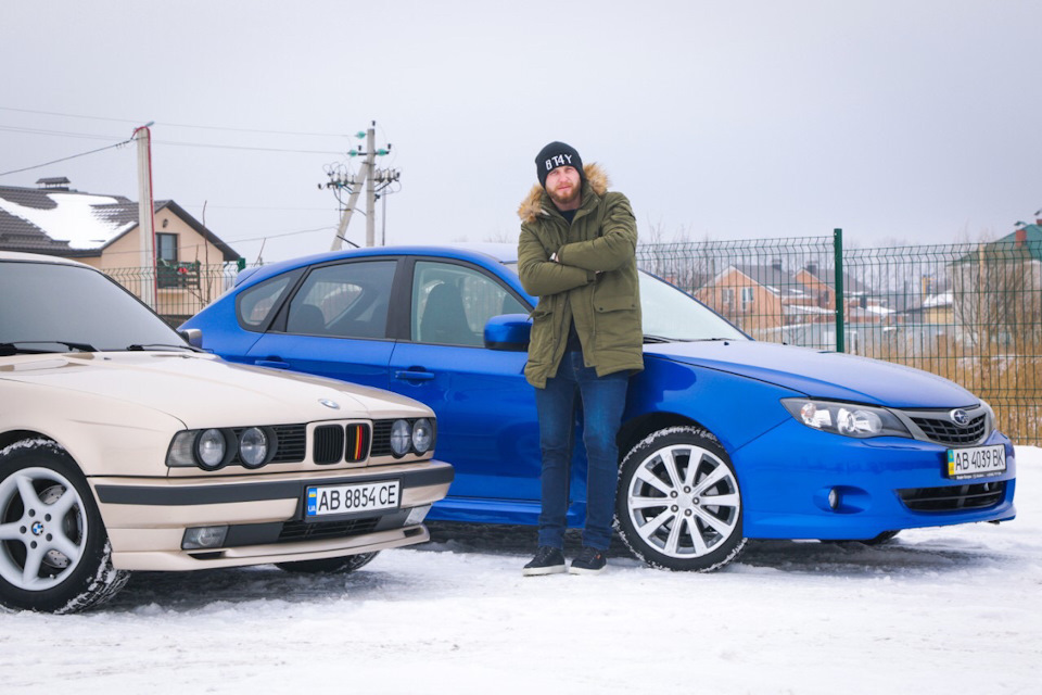 Фото BMW е34 зима 2017 3