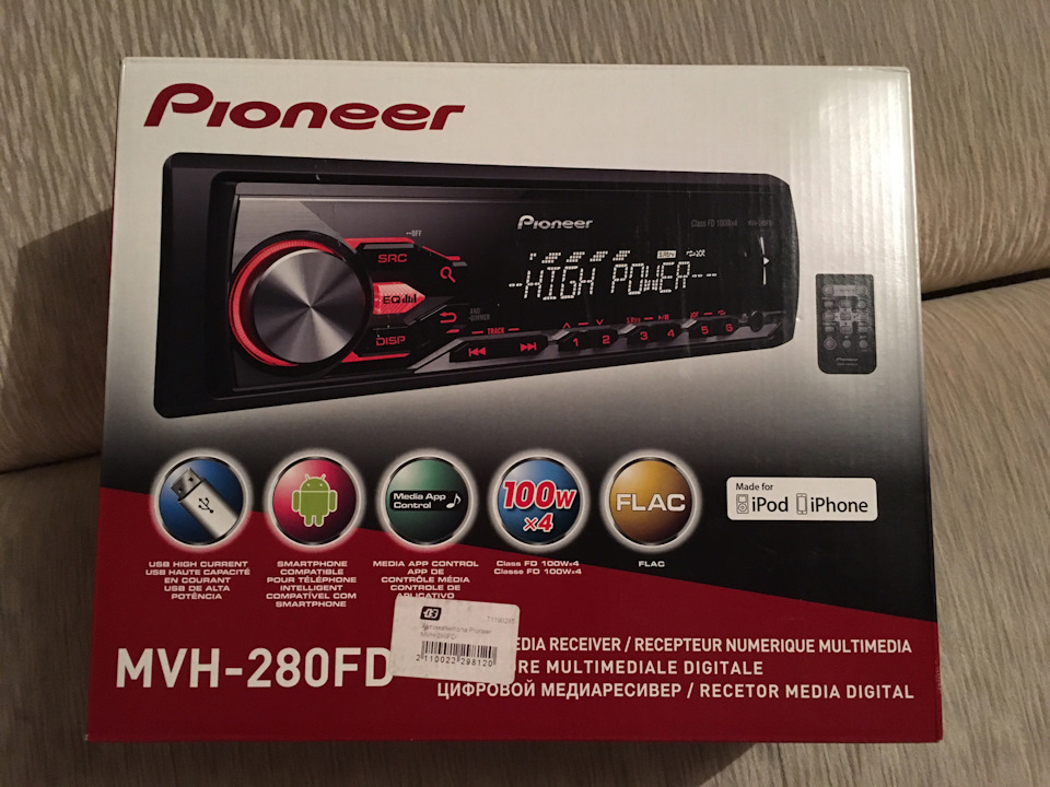 Pioneer MVH-280FD 1
