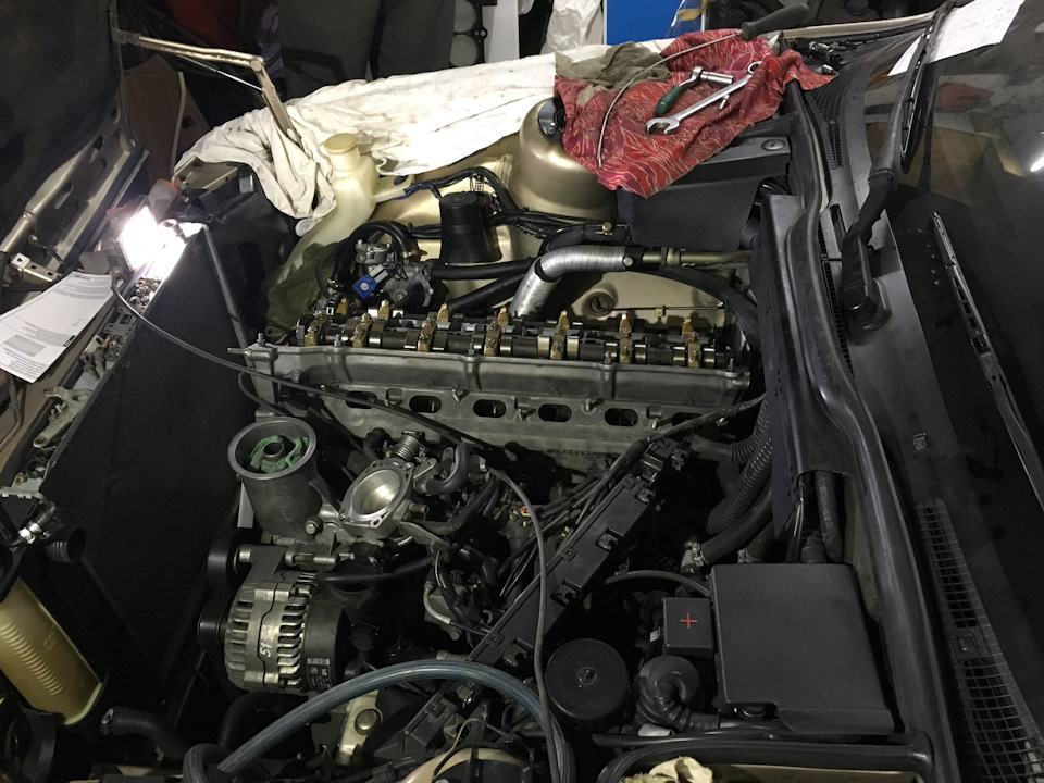Ремонт головки BMW E34 m50b20 4