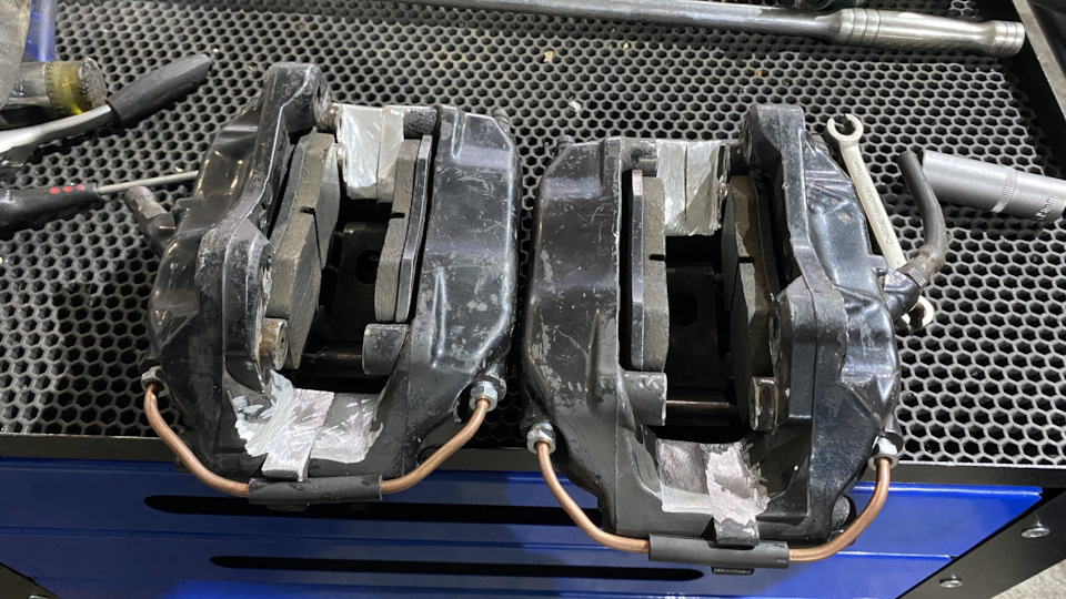 Тормоза Brembo e38 в е34 частина 2 5