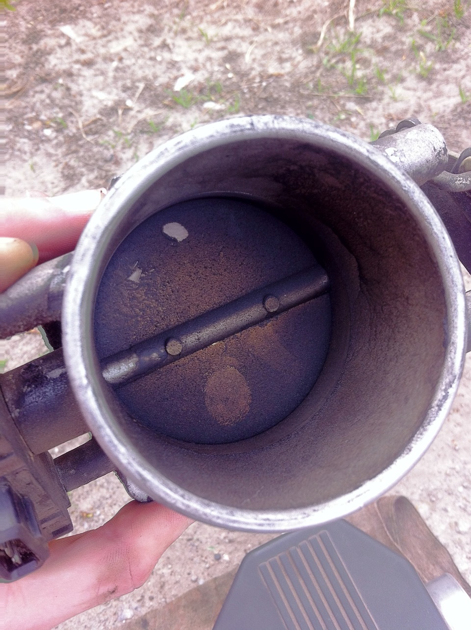 Чистка дросельної заслінки m30b35 4