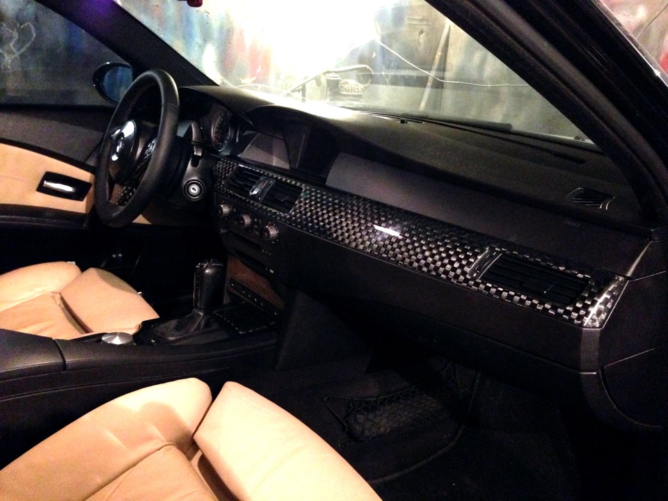 Карбон Mansory в салон E60 1