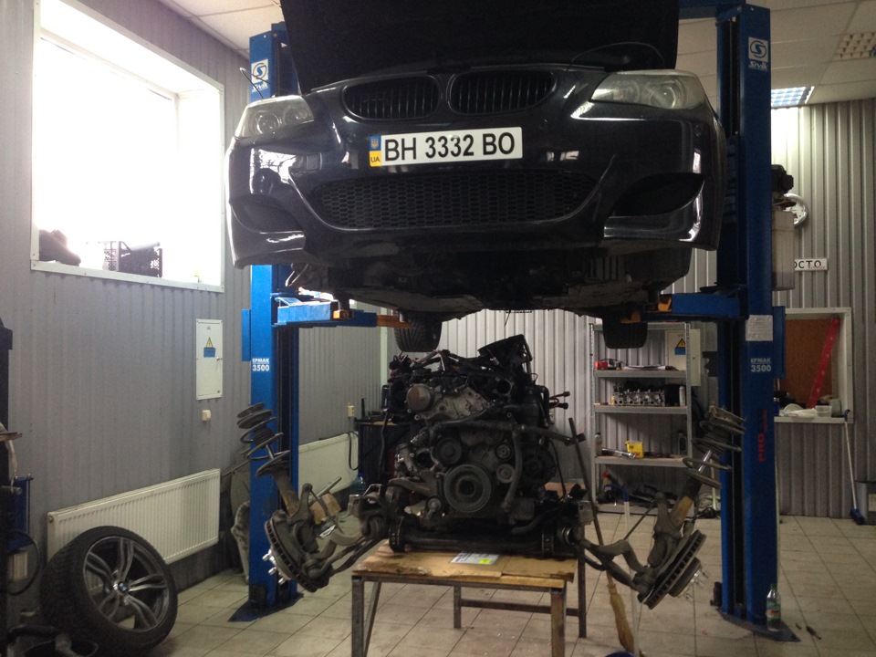 Встановлення Bi-turbo в E60 530d 2