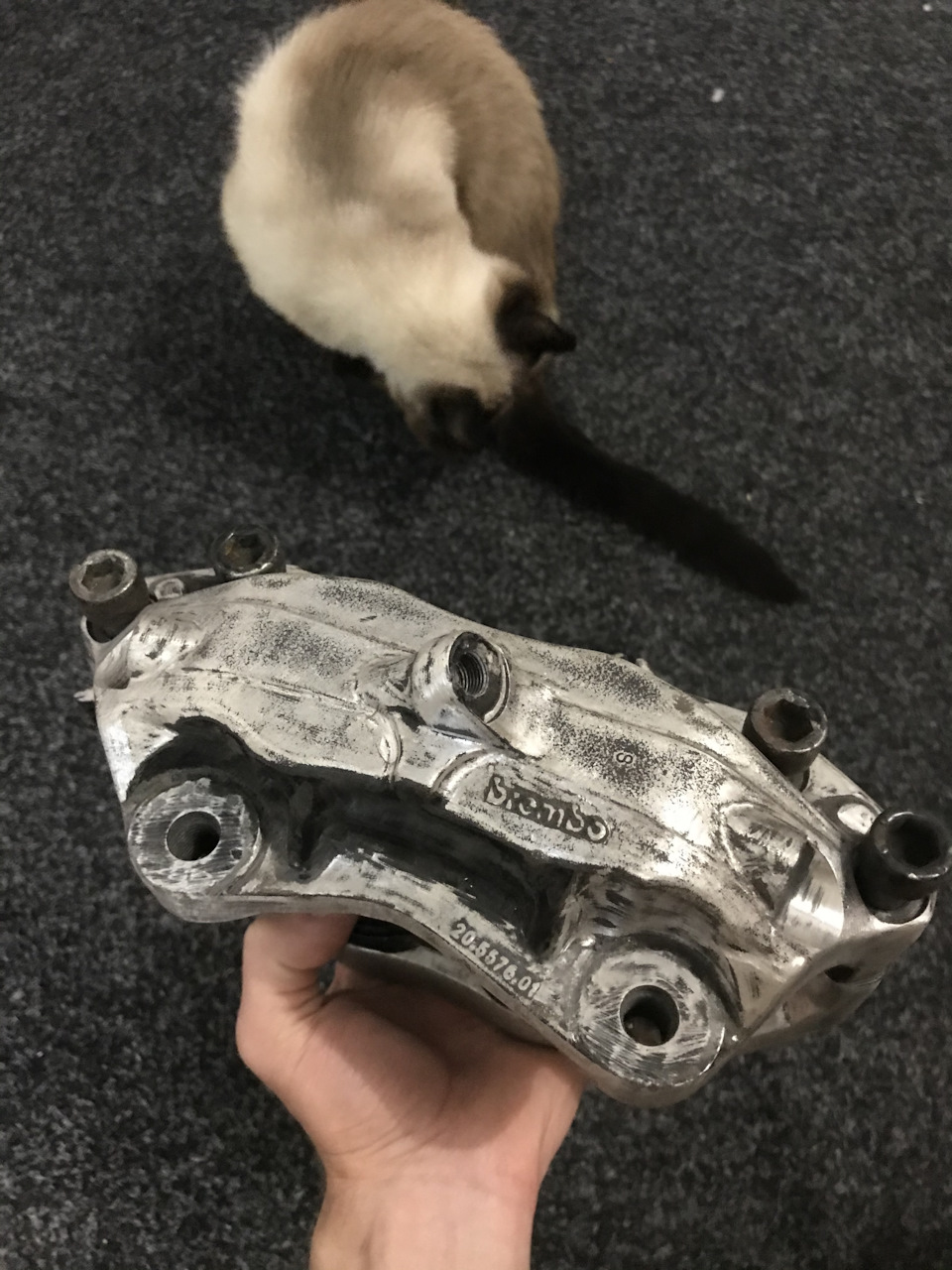 Підготовка до гальм Brembo 4-pot e38. Частина 1 1