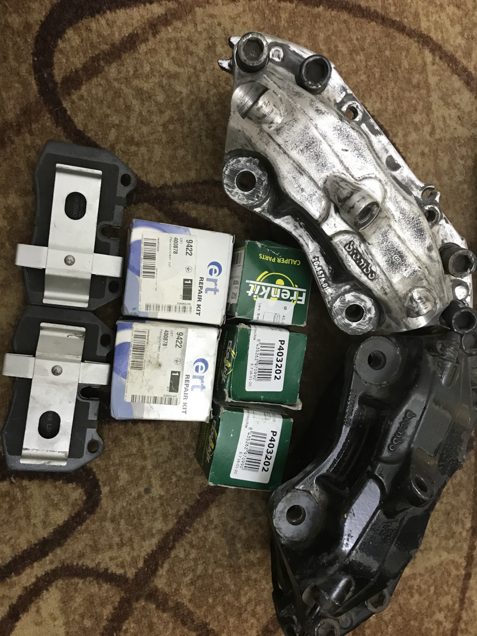 Підготовка до гальм Brembo 4-pot e38. Частина 1 2