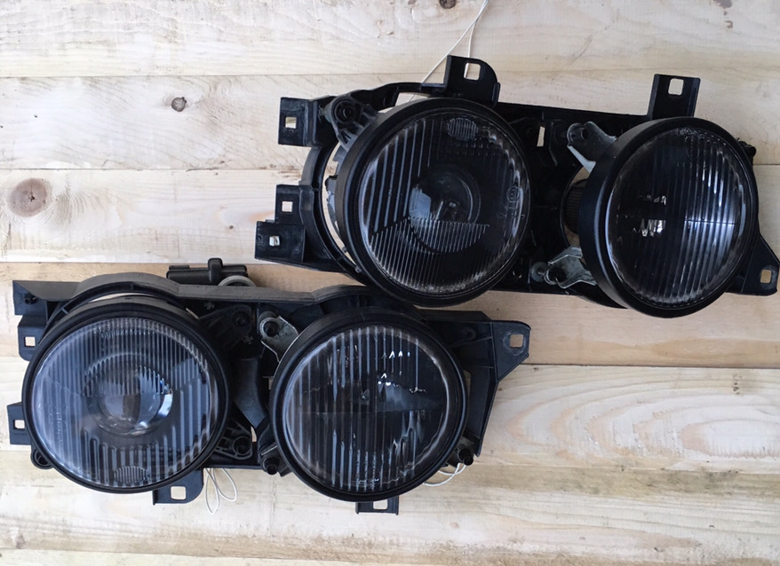 Ремонт фари Hella Black на e34 1