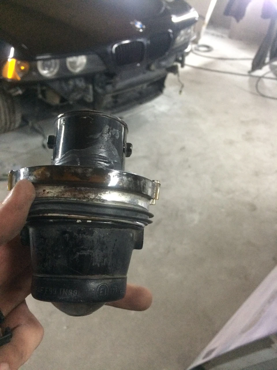 Установка лінз в М бампер BMW e39