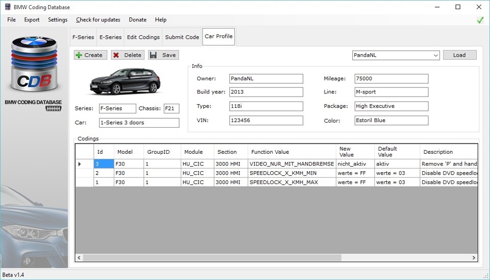 BMW Coding Database. На допомогу кодерам-початківцям. 1