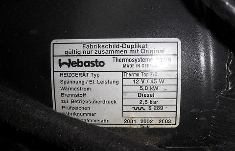 BMW E39 + WEBASTO 1